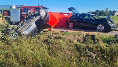 Tragiczny wypadek w Kaleń Drugim – kobieta zginęła na miejscu