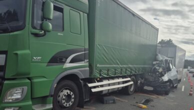 O krok od tragedii. Dramatyczny wypadek na DK 60