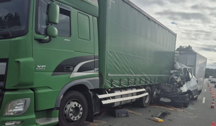 O krok od tragedii. Dramatyczny wypadek na DK 60