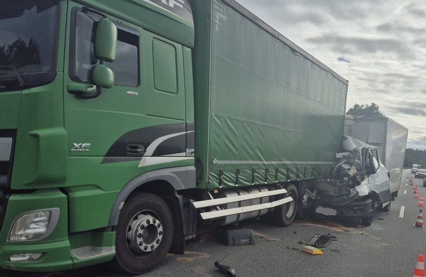 O krok od tragedii. Dramatyczny wypadek na DK 60