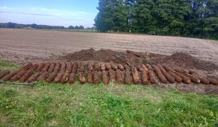 Znalezione pociski z okresu II wojny światowej