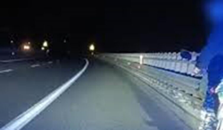 Z promilami w organizmie rowerem jechał wężykiem po S8