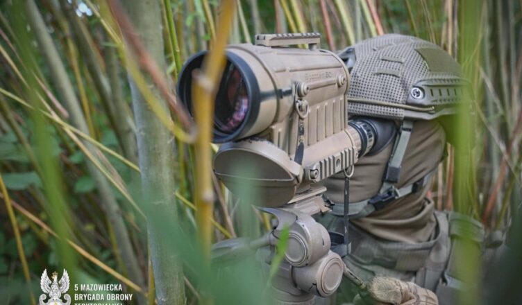 Żołnierze 5 Mazowieckiej Brygady OT w ćwiczeniu taktycznym z wojskami pk. OGNISTA BURZA-25”