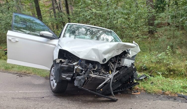 Pijany, doprowadził do czołowego zderzenia i oddalił się z miejsca kolizji