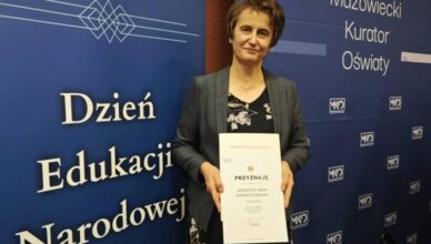 Ząbki - Nagroda Ministra Edukacji za wybitne osiągnięcia w pracy dydaktycznej i wychowawczej