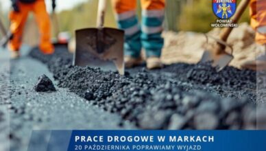 Marki - Uwaga! Roboty drogowe!