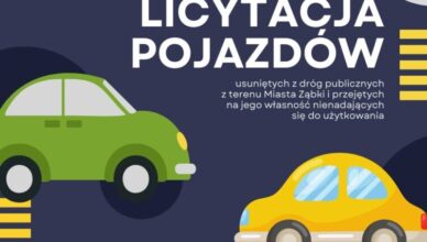 Ząbki - Sprzedaż pojazdów usuniętych z dróg publicznych