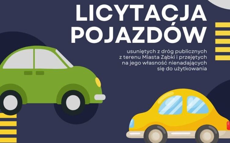 Ząbki - Sprzedaż pojazdów usuniętych z dróg publicznych