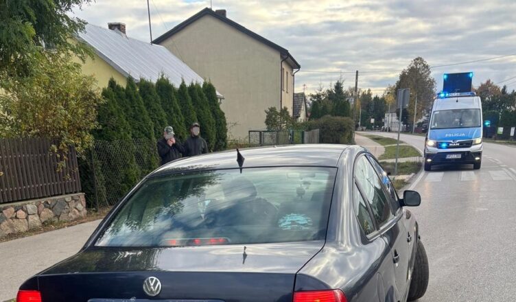 Promil alkoholu i jazda zakończona na ogrodzeniu posesji