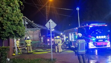 Podejrzany o podpalenie budynków zatrzymany, 42- latkowi grozi wieloletnie więzienie