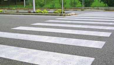 Kobyłka - Malowanie przejść dla pieszych