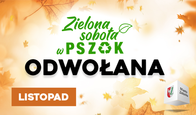 Zielonka - Listopadowa „Zielona Sobota” odwołana