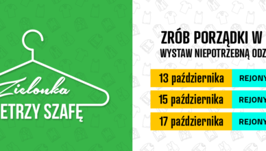„Zielonka wietrzy szafę” – kolejny odbiór tekstyliów