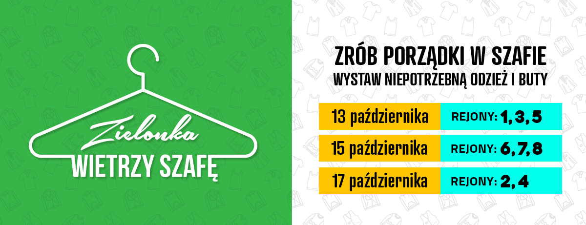 „Zielonka wietrzy szafę” – kolejny odbiór tekstyliów