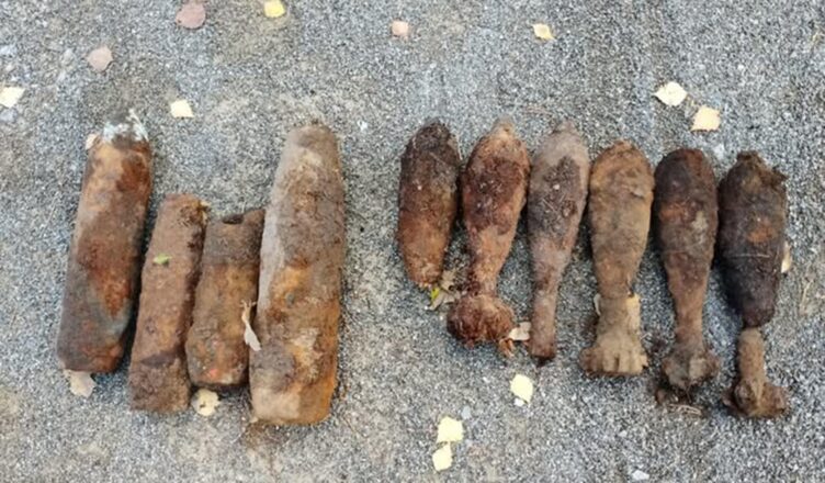 Policjanci zabezpieczyli niewybuchy z czasów II Wojny Światowej