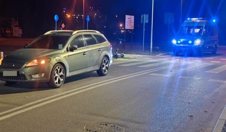 Nie ustąpiła pierwszeństwa 12-latkowi na hulajnodze - policjanci apelują o ostrożność do kierowców i użytkowników hulajnóg