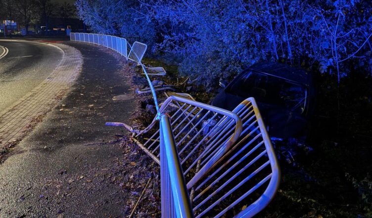 Niebezpieczny rajd przez barierki. Nietrzeźwy kierujący zatrzymany dzięki natychmiastowej reakcji świadka.