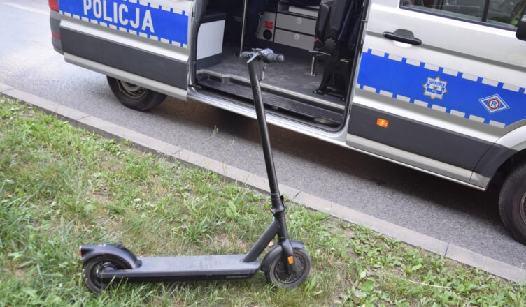 Nastolatek na hulajnodze elektrycznej potrącił seniorkę