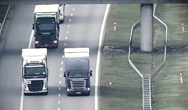 Zawodowi kierowcy nadal lekceważą przepisy na A2. 20 wykroczeń w zaledwie 3 godziny