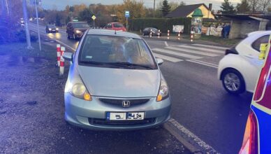 Potrącenie pieszego - poszkodowany trafił do szpitala
