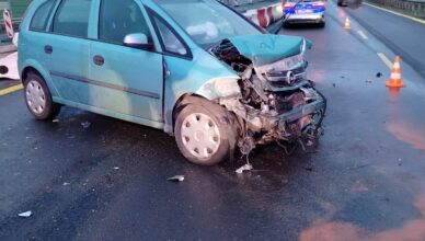 Kolejny wypadek na S7