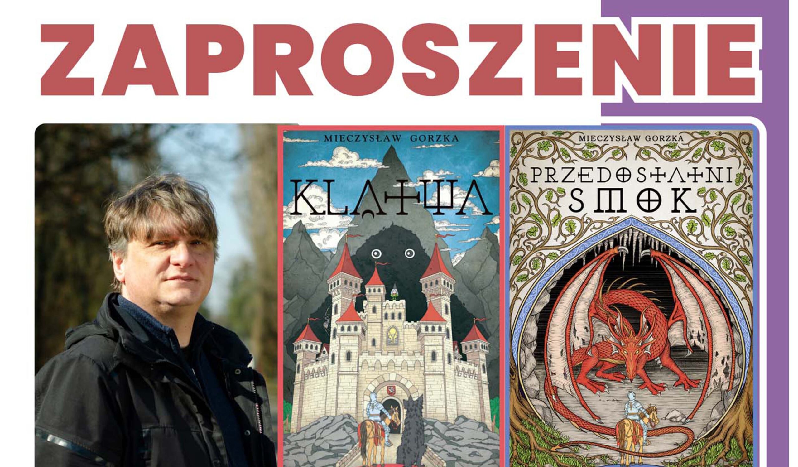 Zapraszamy na spotkanie autorskie z Mieczysławem Gorzką