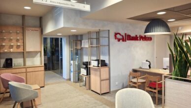 Nowy wygląd oddziału Banku Pekao w Markach