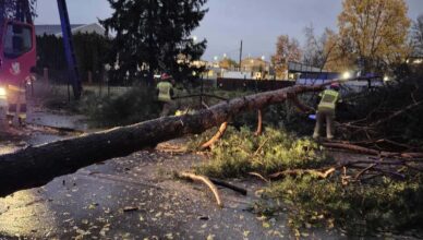 Potężna nawałnica przeszła przez powiat wołomiński
