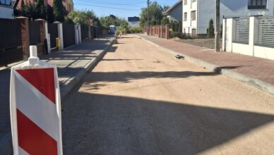 Ząbki - Trwa remont ul. Łabędziej