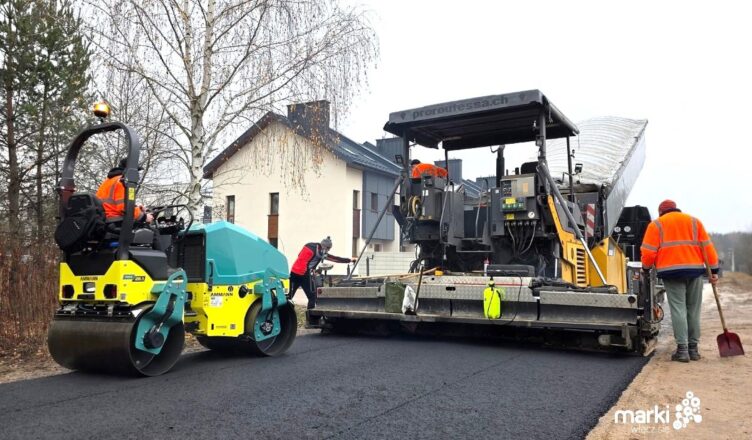 Marki - asfaltowanie Źródlanej