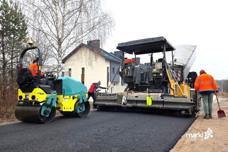 Marki - asfaltowanie Źródlanej