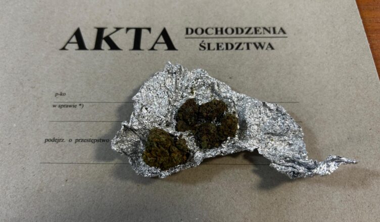 Policyjna czujność nie zwiodła, 18- latka posiadała przy sobie narkotyki