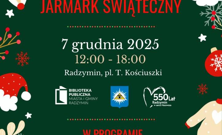 Radzymin - Zaproszenie na Miejską Wigilię i Jarmark Świąteczny!