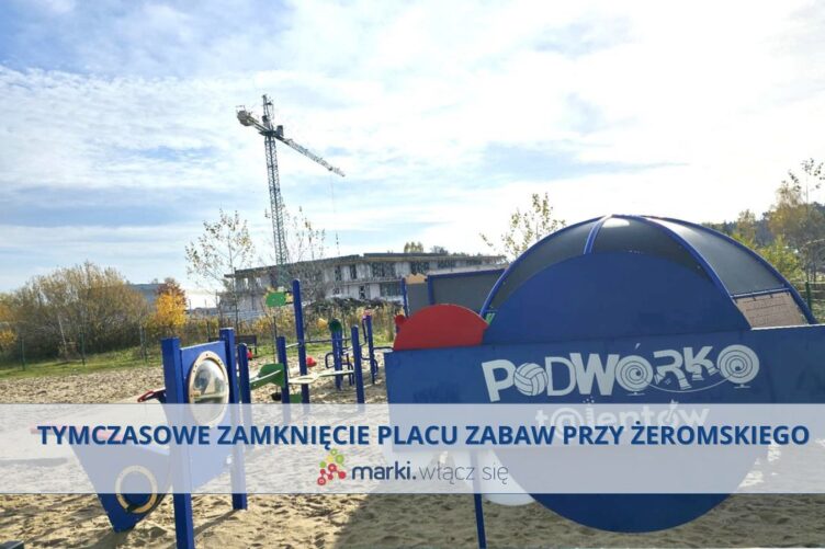 Marki - zamknięcie placu zabaw - do końca roku