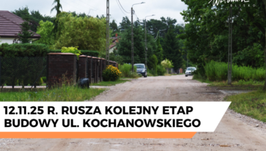 Wołomin - Rusza kolejny etap prac na ul. Kochanowskiego