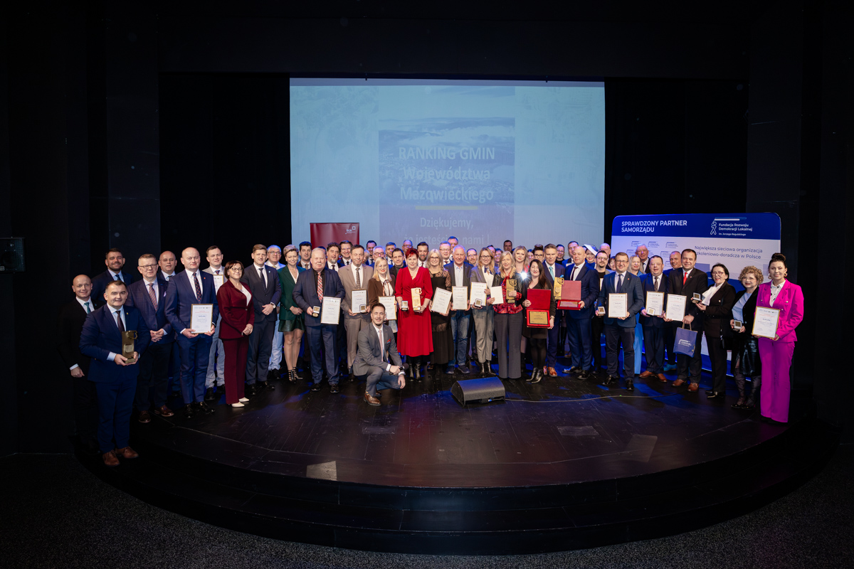 V edycja Rankingu Gmin Województwa Mazowieckiego - poznaliśmy najlepsze gminy Mazowsza!