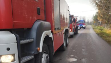 Pożar kotłowni w Lipinkach