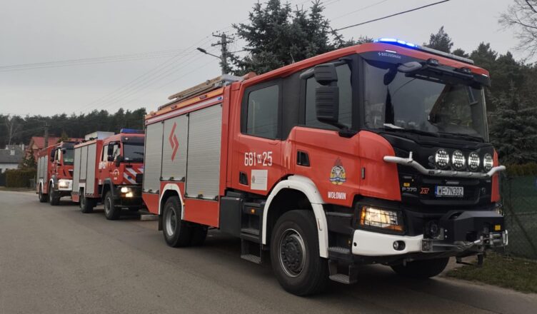 Tragiczny pożar w Ossowie. Nie żyje jedna osoba