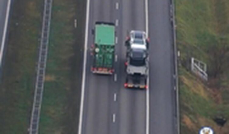 „Bezpieczna A2” z wykorzystaniem policyjnego śmigłowca – podsumowanie działań