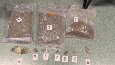 Nowodworzanin ukrył w garażu narkotyki