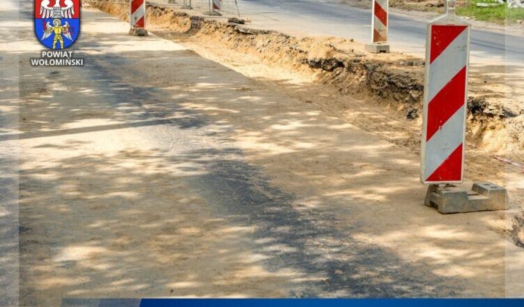 Budowa nowego mostu na rzece Rządza