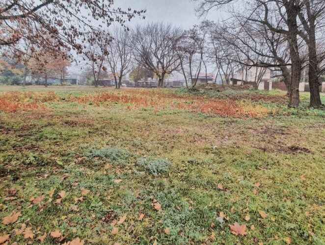 Wołomin - Informacja na temat terenu po dawnym cmentarzu żydowskim