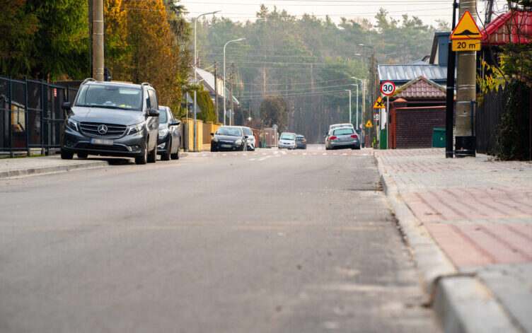 Zielonka - Modernizacja ul. Brzozy-Brzeziny dobiegła końca