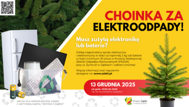 Ząbki - Oddaj elektroodpady i otrzymaj choinkę!