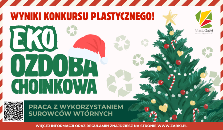Ząbki - Wyniki tegorocznej edycji konkursu "Eko-Ozdoba Choinkowa 2025"