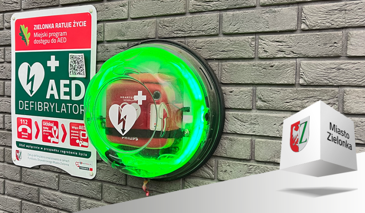 Zielonka - Kolejne defibrylatory