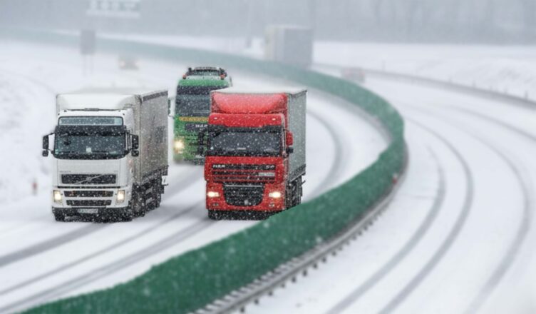 Zimowe warunki to nie margines błędu. Apel do kierowców ciężarówek o rozsądek i odpowiedzialność