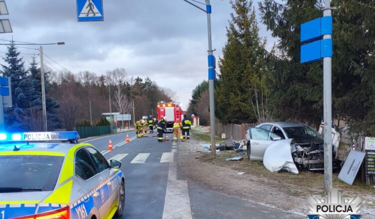 Zderzenie dwóch pojazdów na DK nr 9