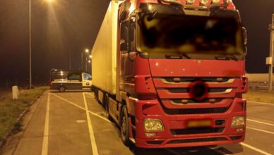 Nieprawidłowy transport zatrzymany na S8