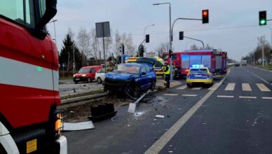 Zignorowała czerwone światło - doprowadziła do poważnego wypadku